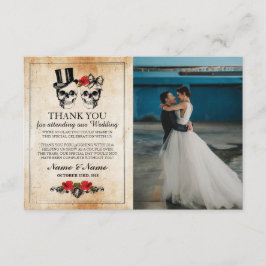 Cartão de Foto de Ação de Graças de Halloween de C