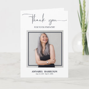 Cartão de Foto de Agradecimento por Rascunho Cláss