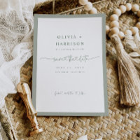 Cartão de Foto de Anúncio de Data de Economia de Q