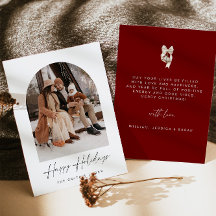 Cartão de Foto de Férias | Cartão de Natal