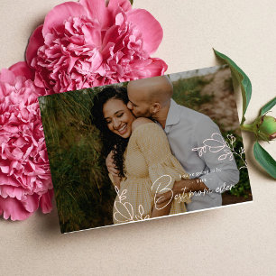 Cartão de Foto do Dia das Mães para Mãe de Primeir