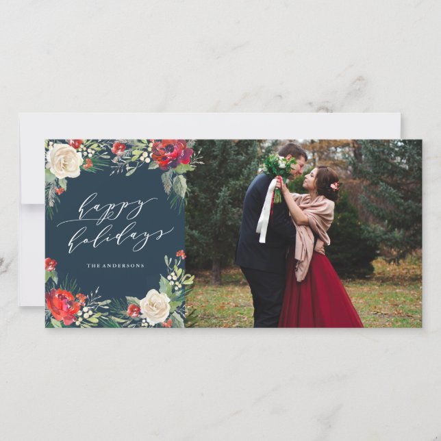 Cartão de Foto do Jardim de Férias (Frente)