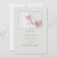 Cartão de Foto Memorial do Coração Pequeno