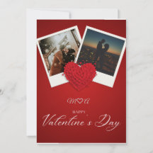 Cartão de Foto Personalizado do Dia dos Namorados