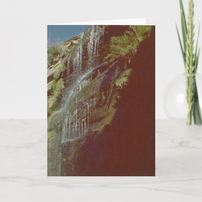 Cartão de Fotografias em Cascata (Frente)