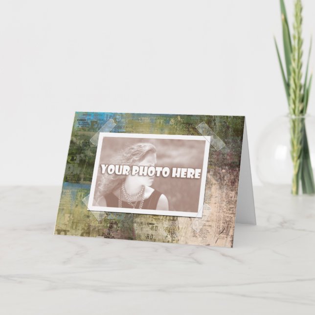 Cartão de Frame de Foto do Artsy (Frente)