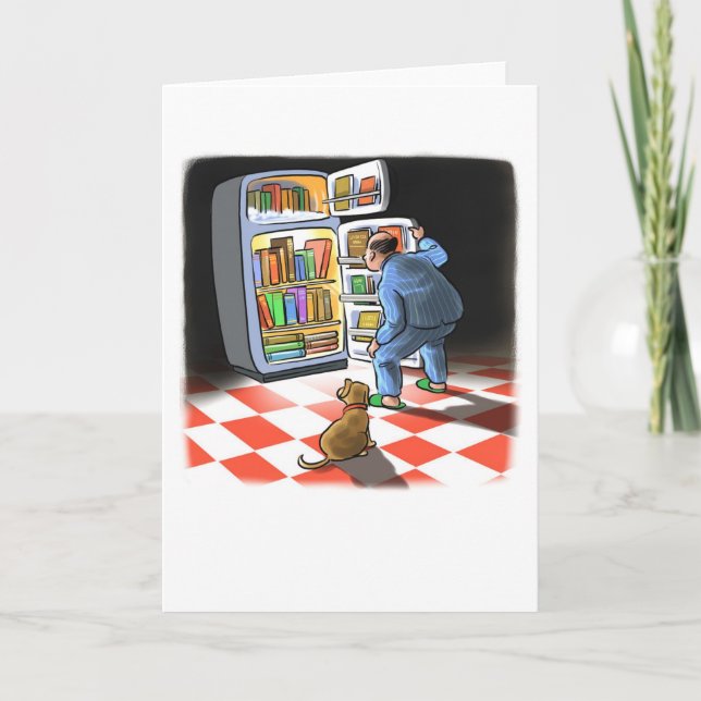 Cartão de Frasco de Livro (Frente)