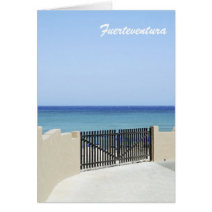 Cartão de Fuerteventura
