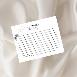 Cartão de Funeral Simples, Minimalismo Compartilhe