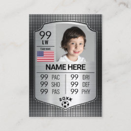 Cartão de Futebol EURO Blindagem Cinza Cartão de F