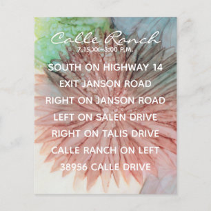 Cartão de gabinete de casamento adorável em rosa e