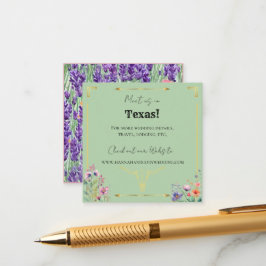 Cartão de Gabinete de Casamento Ocidental para Cam