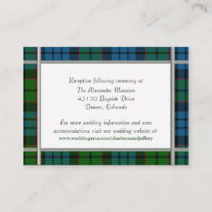 Cartão de gabinete de casamento personalizado