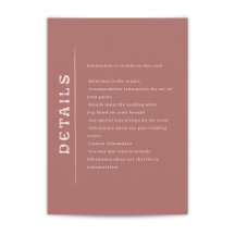 Cartão de gabinete de casamento San Miguel