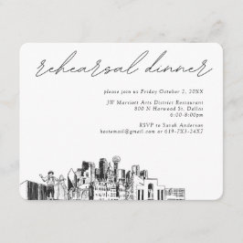 Cartão de Gabinete de Convite para Ensaio de Casam