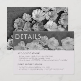 Cartão de Gabinete de Detalhes do Auxiliar Jardim 