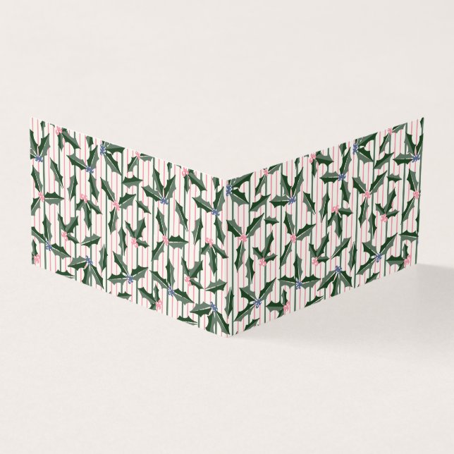 Cartão de gabinete de oferta de férias vitoriano H (Exterior)