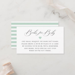 Cartão de Gabinete de Pedido de Livro de Caligrafi