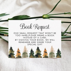 Cartão de Gabinete de Solicitação de Livro de Chás