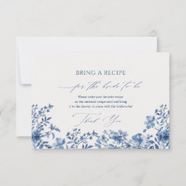 Cartão de Gabinete de Solicitação de Receita Azul