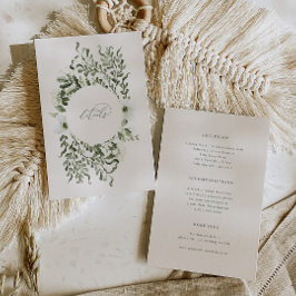 Cartão de Gabinete Detalhes de Informações de Casa