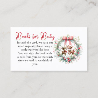 Cartão de gabinete do livro de Chá de fraldas de N