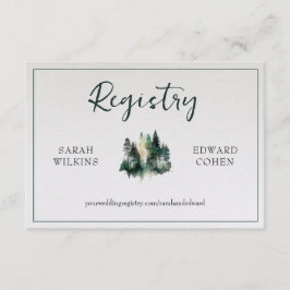 Cartão de Gabinete do Registro, Floresta de Aquare