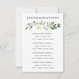 Cartão de Gabinete Elegante para Alojamentos em Ve