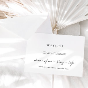 Cartão de gabinete minimalista simples para o site