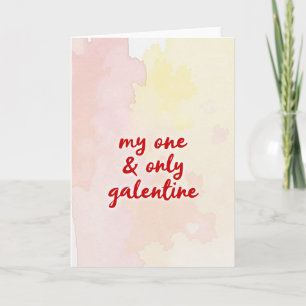 Cartão de Galentine Única e Especial