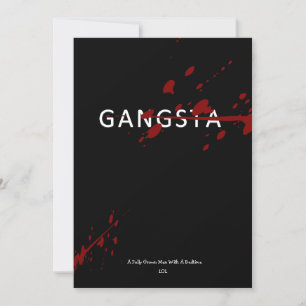 CARTÃO de GANGSTA - JAILMATECARDS.CO.UK -