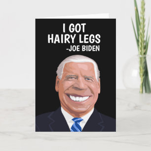 CARTÃO DE GANHOS DE ANIVERSÁRIO DO FUNNY JOE BIDEN