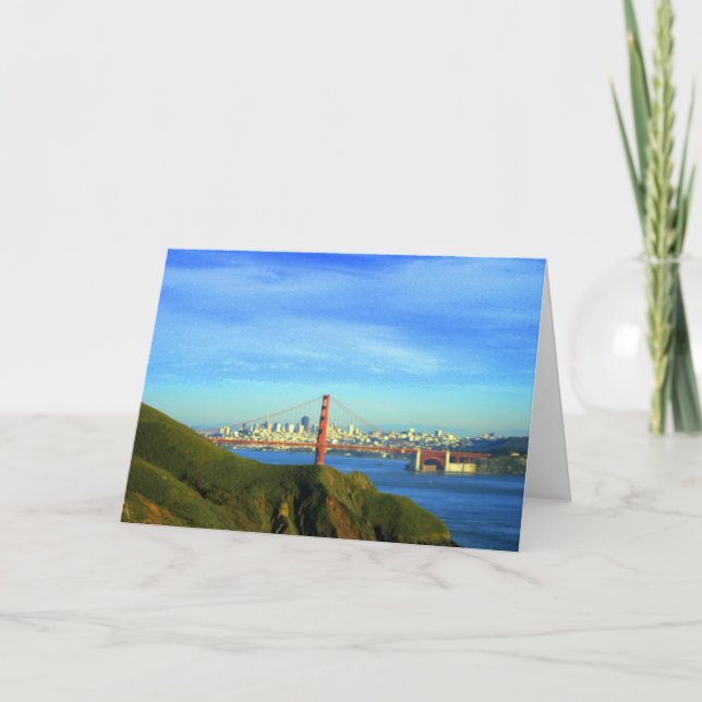 Cartão de golden gate bridge (Frente)