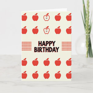 Cartão de Grade de Fruta de Celebração