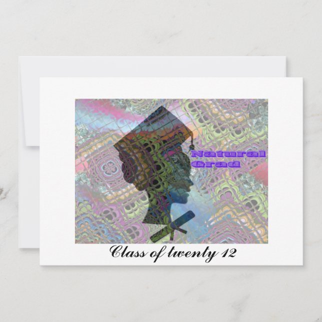 Cartão de Graduação Afrochica (Frente)