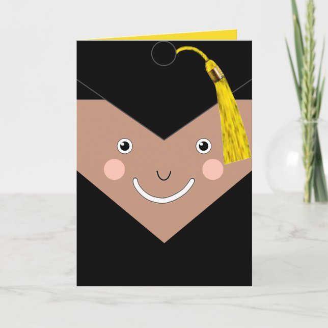 Cartão de Graduação Criativo (Frente)