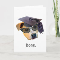 Cartão de Graduação de Cães