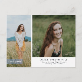 Cartão de Graduação de Moldura Dupla