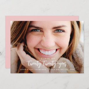 CARTÃO DE GRADUAÇÃO DO ANO DE SCRIPT