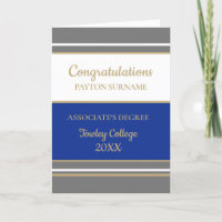 Cartão de Graduação Impressionante da Associação P