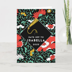 Cartão de Graduação para Garotas Adolescentes