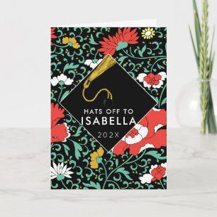 Cartão de Graduação para Garotas Adolescentes