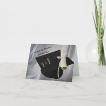 Cartão de graduação personalizado