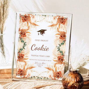 Cartão de Graduação Smart Cookie Boho Terracotta