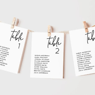 Cartão de Gráfico de Casamento Minimalista Moderno