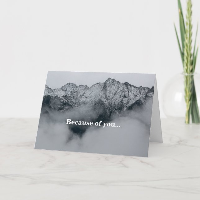 Cartão de Gratidão (Frente)