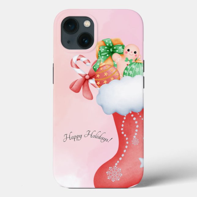 CARTÃO DE GREETING DE BOHO CHRISTMAS (Verso)