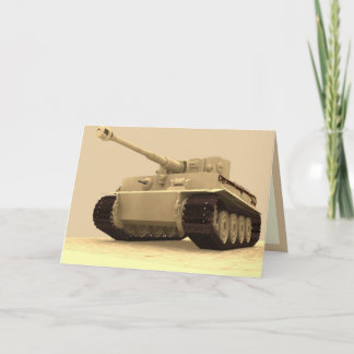 CARTÃO DE GREETING DE TANQUE DOS EUA