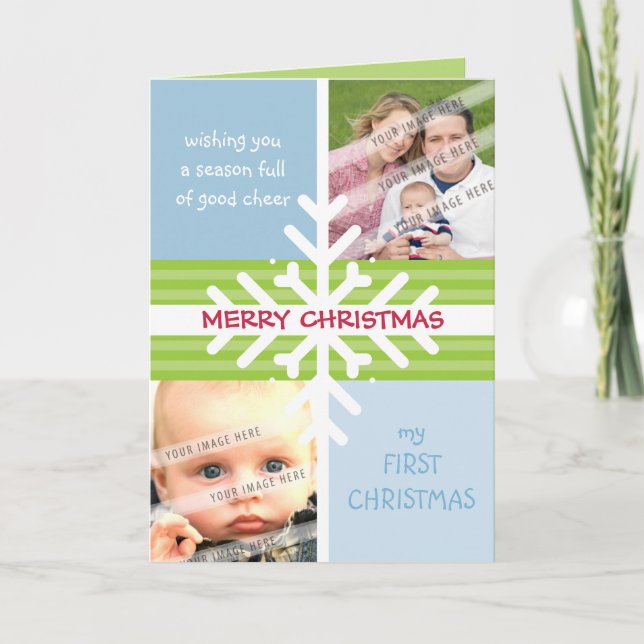 CARTÃO DE GREETING DOBRADO: dissecação do floco de (Frente)