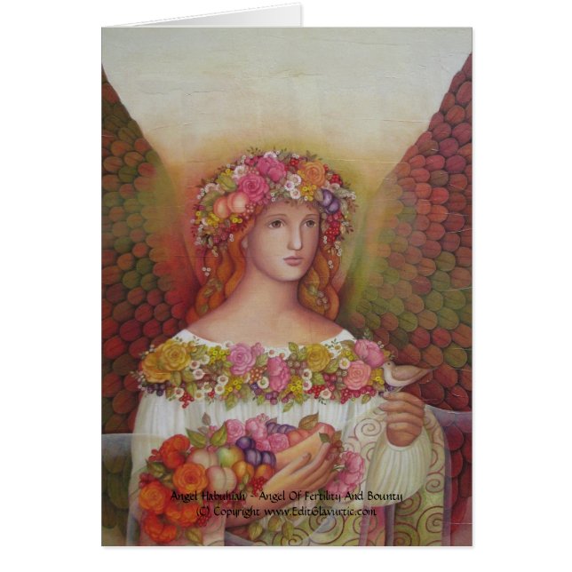 Cartão de Habuhiah do anjo (Frente)